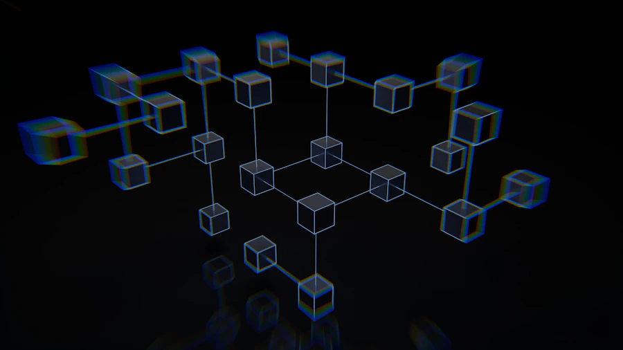 Render abstrato tridimensional representando o serviço de operação contínua